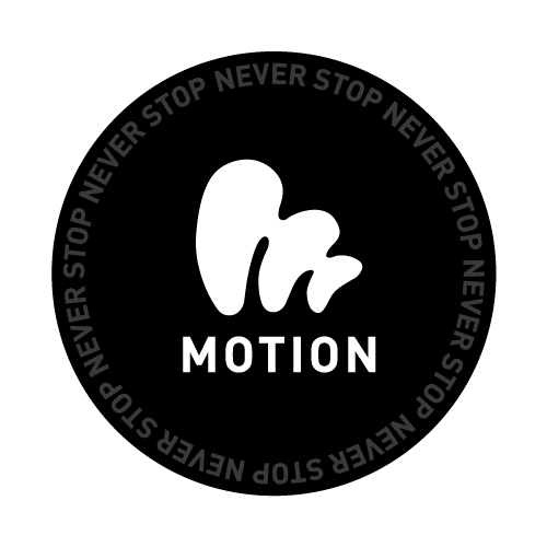 Motion Logo Never Stop circle medium transparent